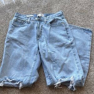 Universal Thread Baggy Light Blue High-Rise Jeans